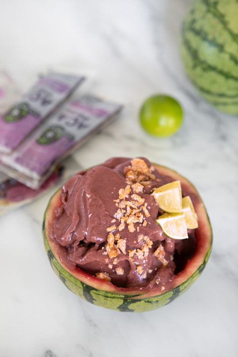 Tigela de smoothie de melancia