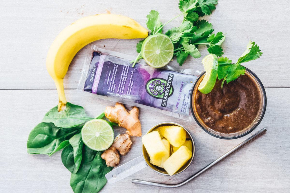 Ginger Açaí Detox Smoothie Recipe