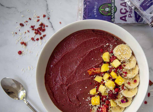 Tropical Coconut Açaí Smoothie Bowl