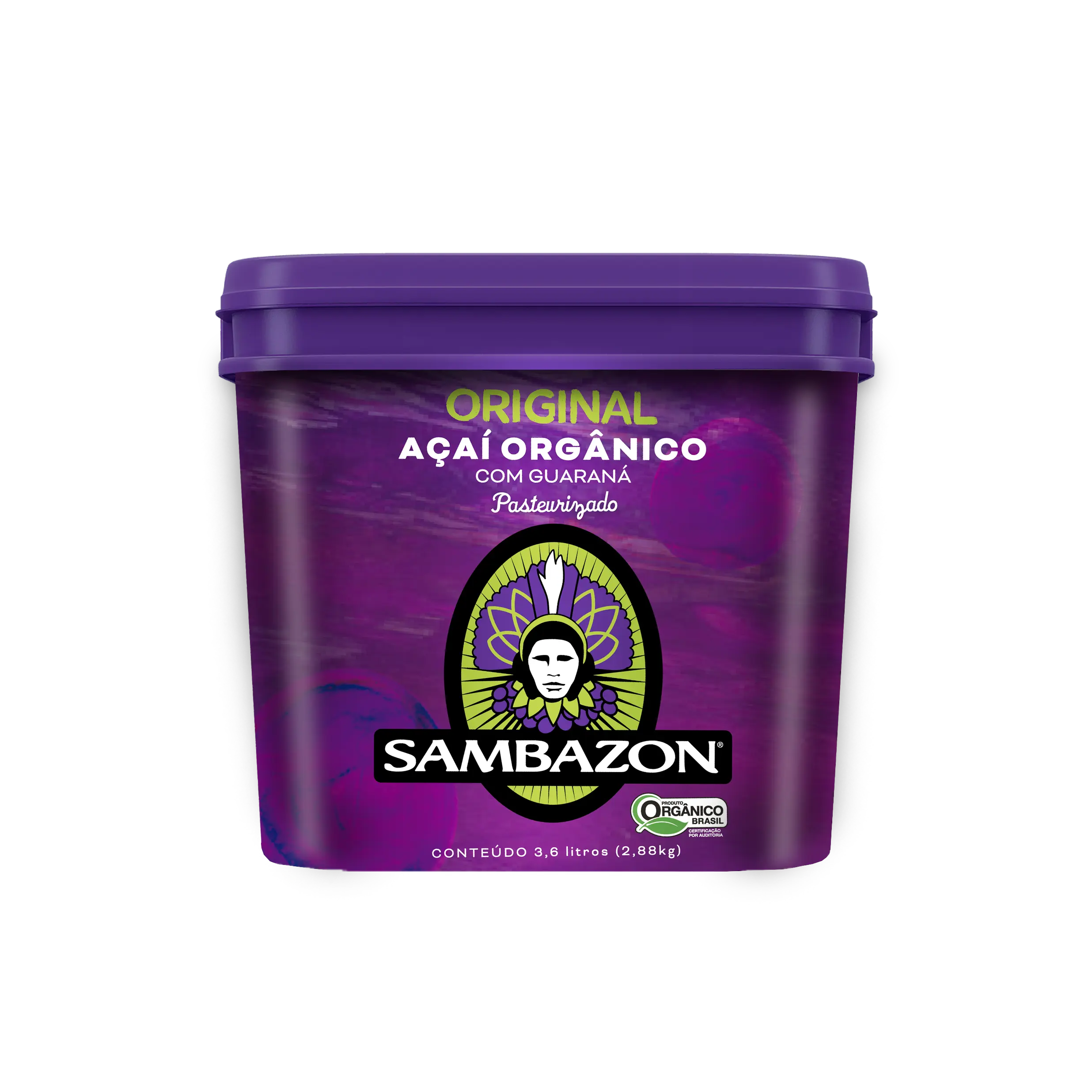 Melhor Açaí Original - Açaí Scoopable Congelado, Sem Lácteos